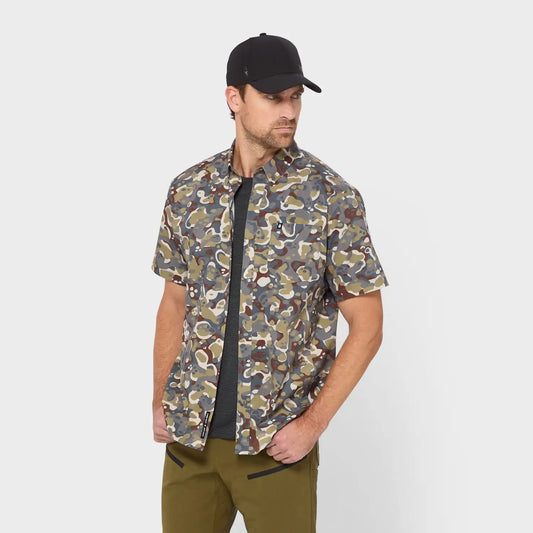 Men's AKHG Ventech Relaxed Fit Short Sleeve Shirt