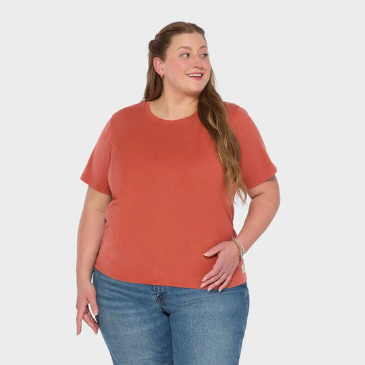 Women's Plus Duluth Heritage Washed Crewneck Tee