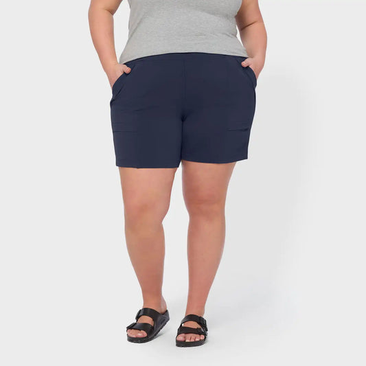 Women's Plus NoGA Work Hi-Rise Shorts