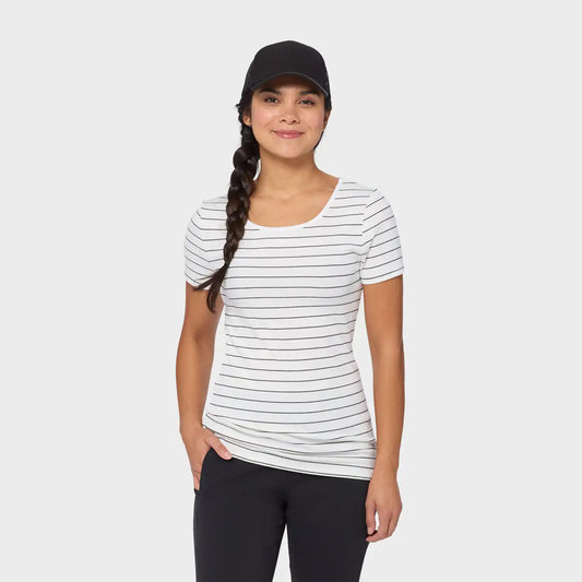 Women's No-Yank Luxe Rib Short Sleeve Tee