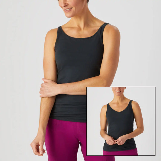 Women's No-Yank Reversible Thin Strap Tank