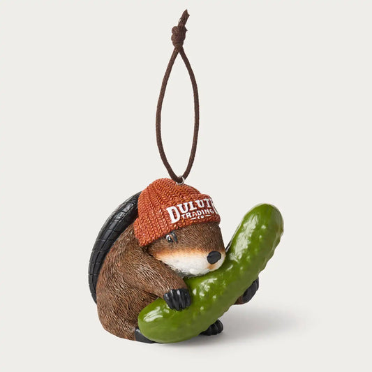 Duluth Holiday Beaver Christmas Pickle Ornament