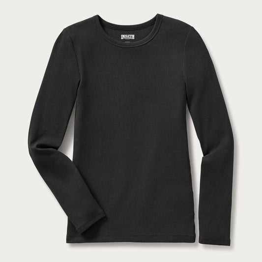 Women's No-Yank Luxe Rib Long Sleeve Crewneck Shirt