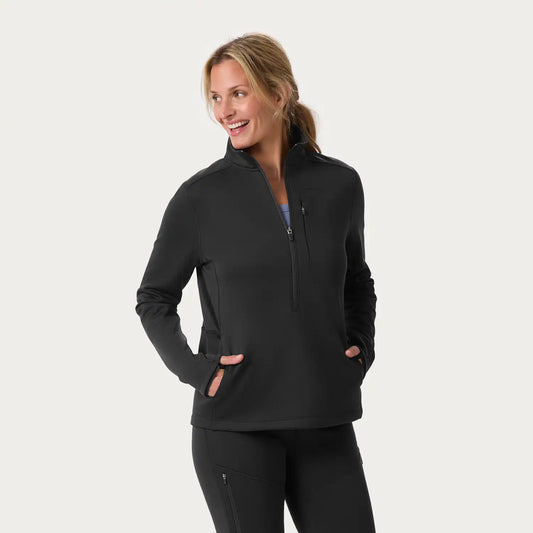 Women's NoGA Work Bonded 1/2 Zip Mockneck