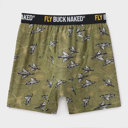 Men's Buck Naked Event Pattern Boxer Briefs