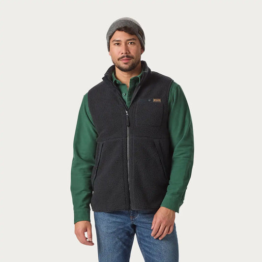 Men's Pile Hi Fleece Full-Zip Mock Neck Vest