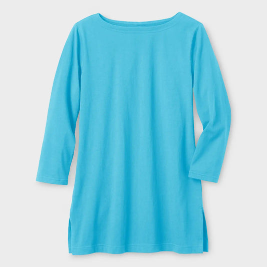 Women's Plus Lightweight Longtail T 3/4 Sleeve Tunic