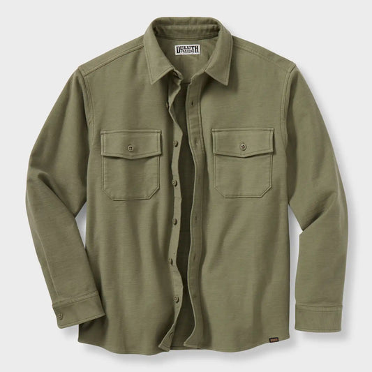Men's Officer's Slub Sateen Shirt Jac