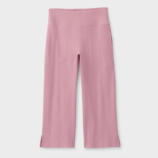 Women's Dang Soft Rib Relaxed Leg Capris