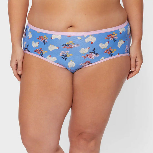Women's Plus Buck Naked Briefs 3-Pack