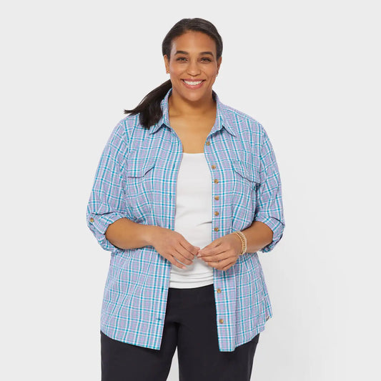 Women's Plus Armachillo Convertible Sleeve Shirt