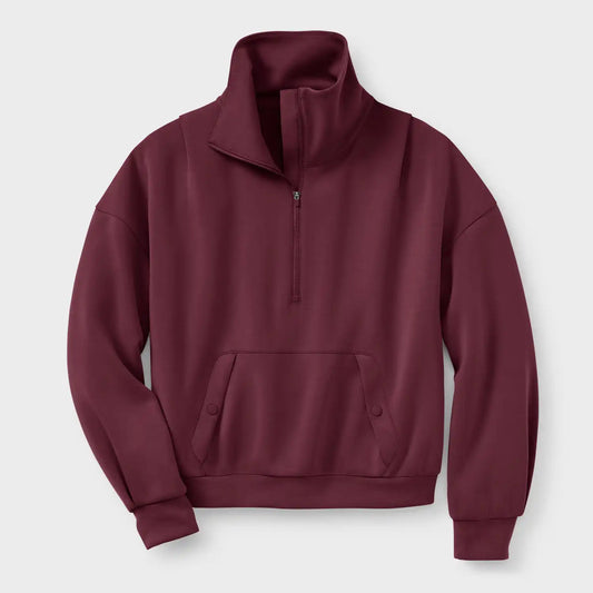 Women's AKHG After Sweat Funnelneck Half-Zip