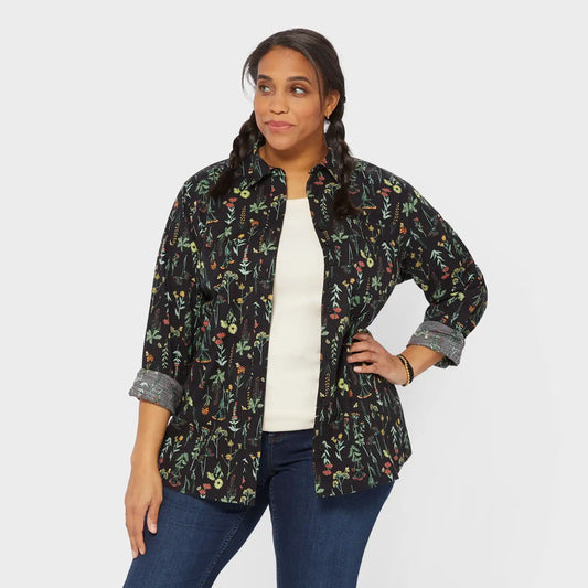 Women's Plus Chick-Nic Long Sleeve Shirt