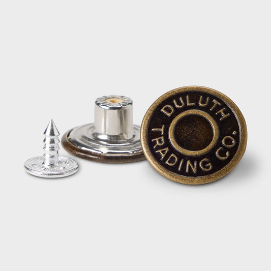 8-Pack Antique Gold Buttons