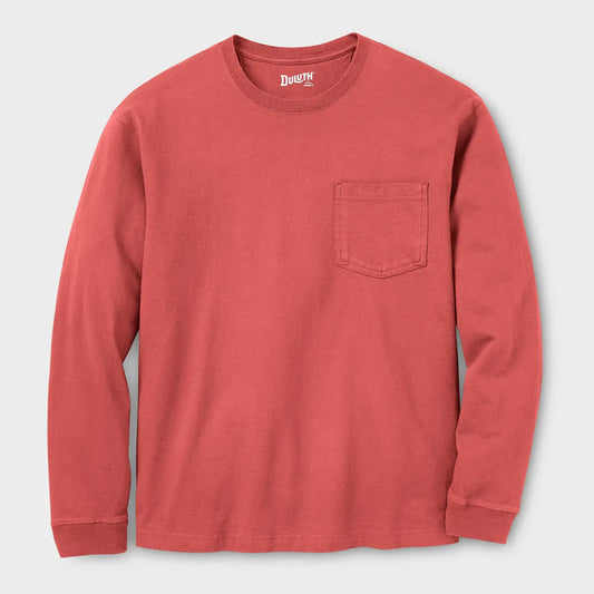 Men's Un-Longtail T Standard Fit Long Sleeve Pocket Crew