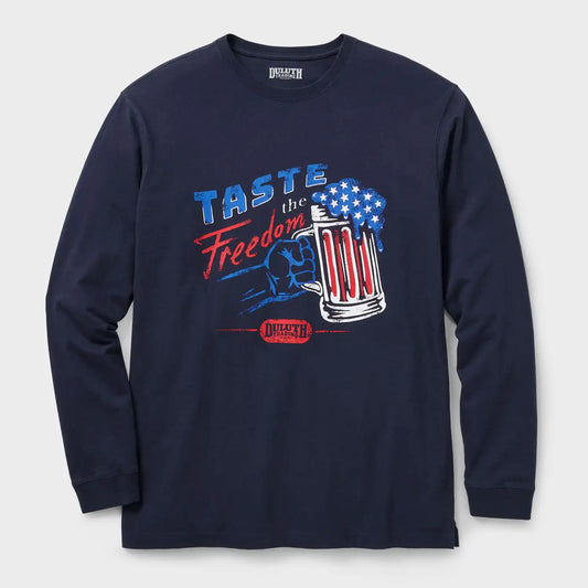 Men's Longtail T Relaxed Fit LS Logo T-Shirt