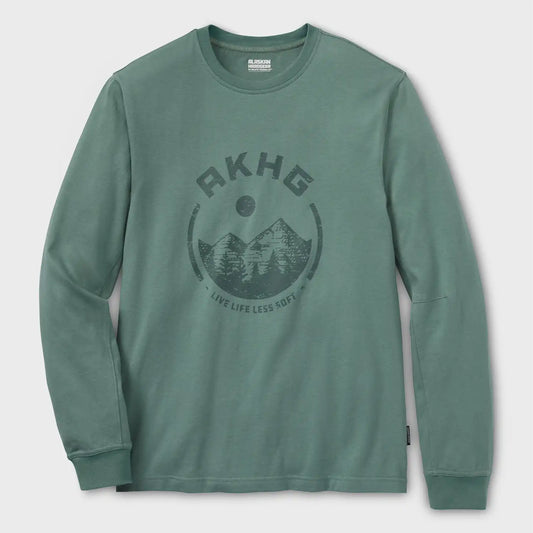 Men's AKHG Crosshaul Cotton Graphic Long Sleeve T