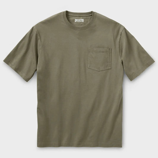 Men's Longtail T Relaxed Fit Short Sleeve Pocket Crew